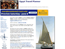 Tablet Screenshot of egypttravelplanner.com